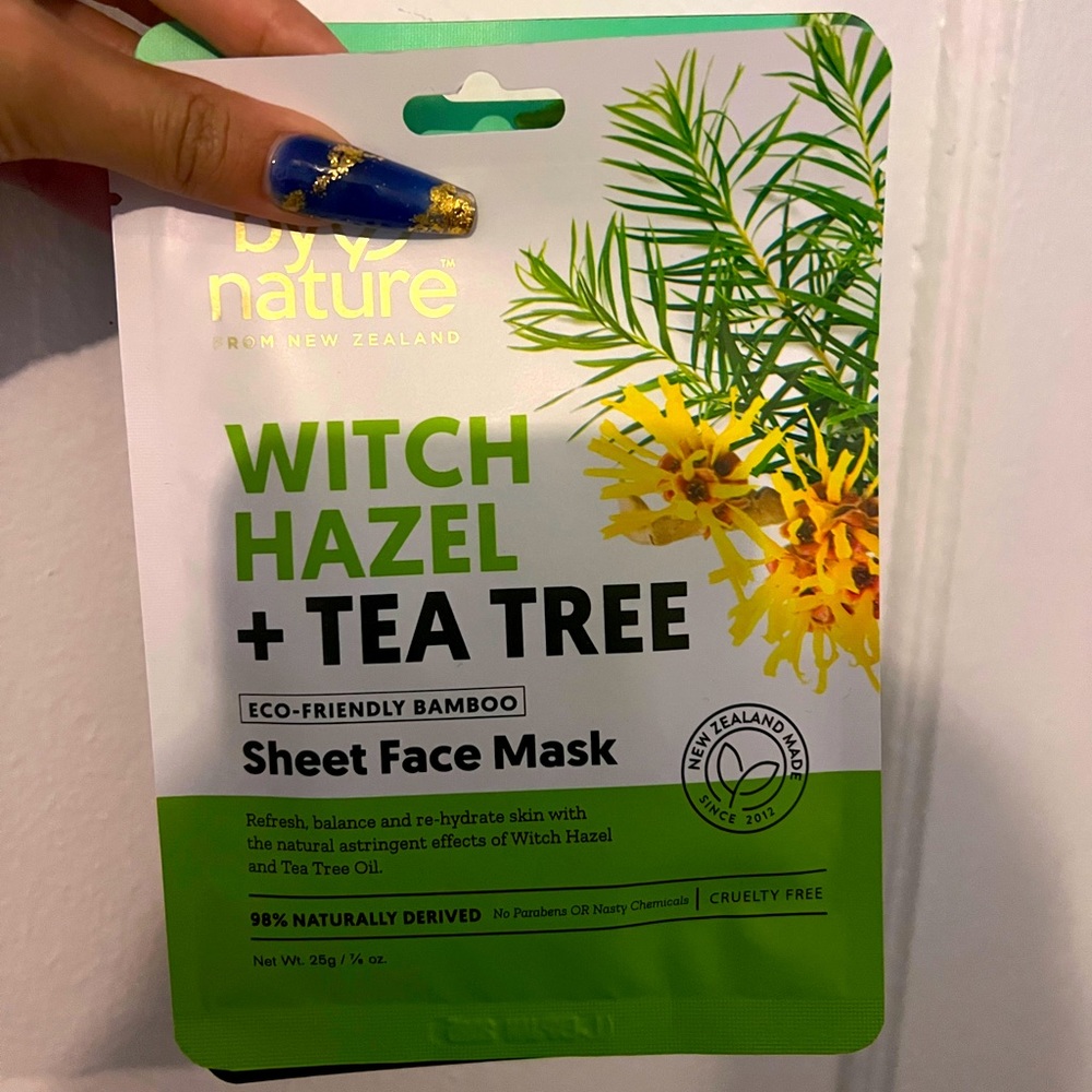 Witch Hazel + Tea Tree Sheet Face Mask